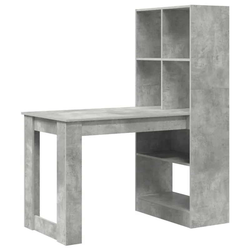 Stalas Betono pilka 122 x 67 x 145 cm Apdirbta mediena