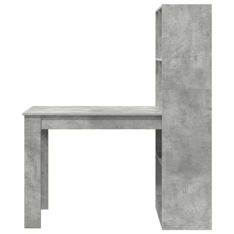 Stalas Betono pilka 122 x 67 x 145 cm Apdirbta mediena