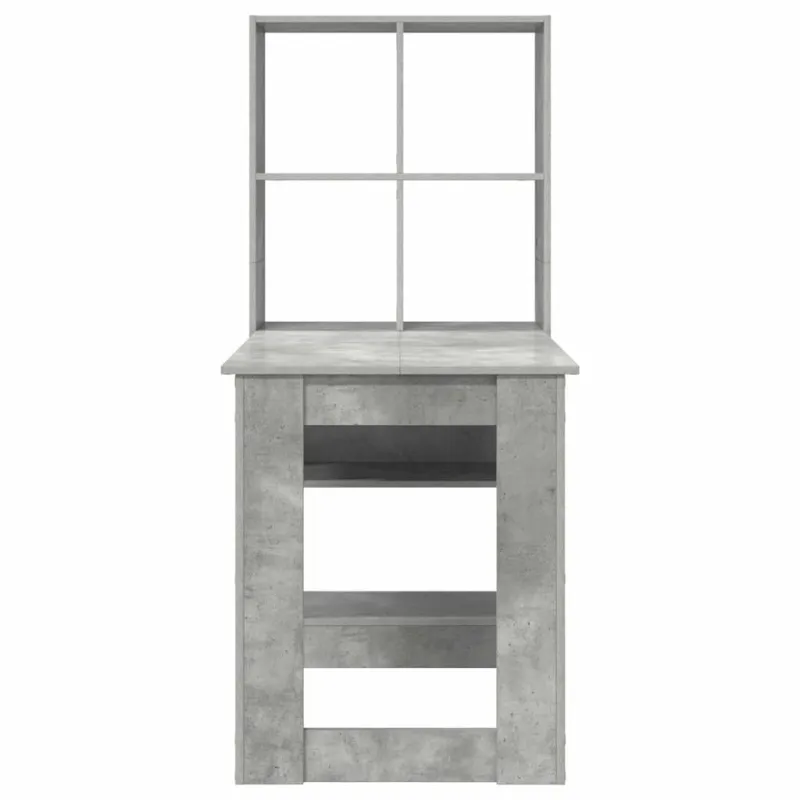 Stalas Betono pilka 122 x 67 x 145 cm Apdirbta mediena