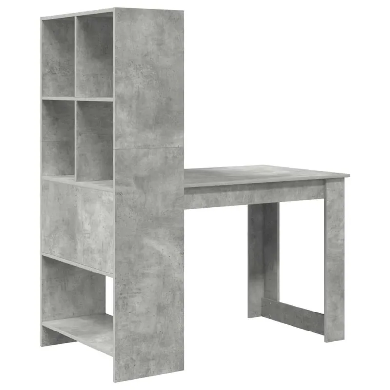 Stalas Betono pilka 122 x 67 x 145 cm Apdirbta mediena