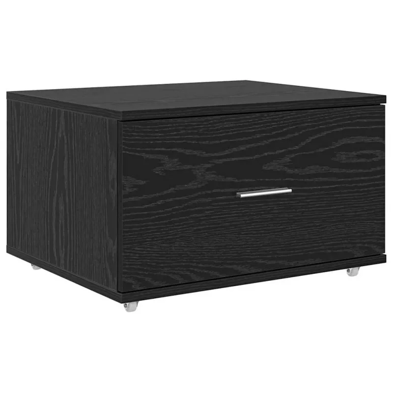 Stalas Juodas ąžuolas 131,5 x 50 x 106,5 cm Apdirbta mediena