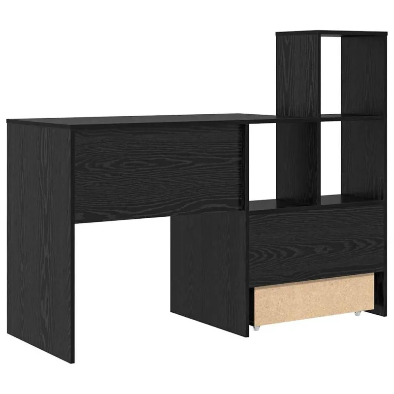 Stalas Juodas ąžuolas 131,5 x 50 x 106,5 cm Apdirbta mediena