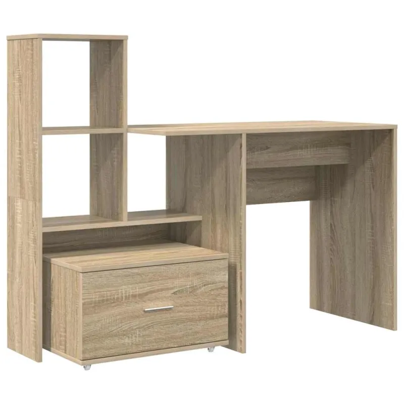 Stalas Sonoma ąžuolas 131,5 x 50 x 106,5 cm Apdirbta mediena