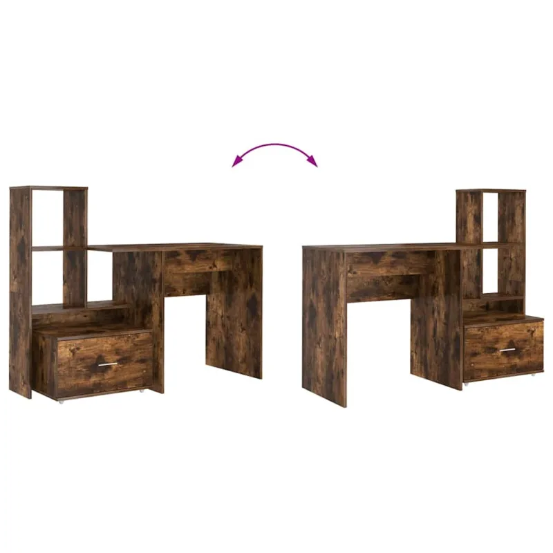 Stalas Rūkyta ąžuolas 131,5 x 50 x 106,5 cm Apdirbta mediena