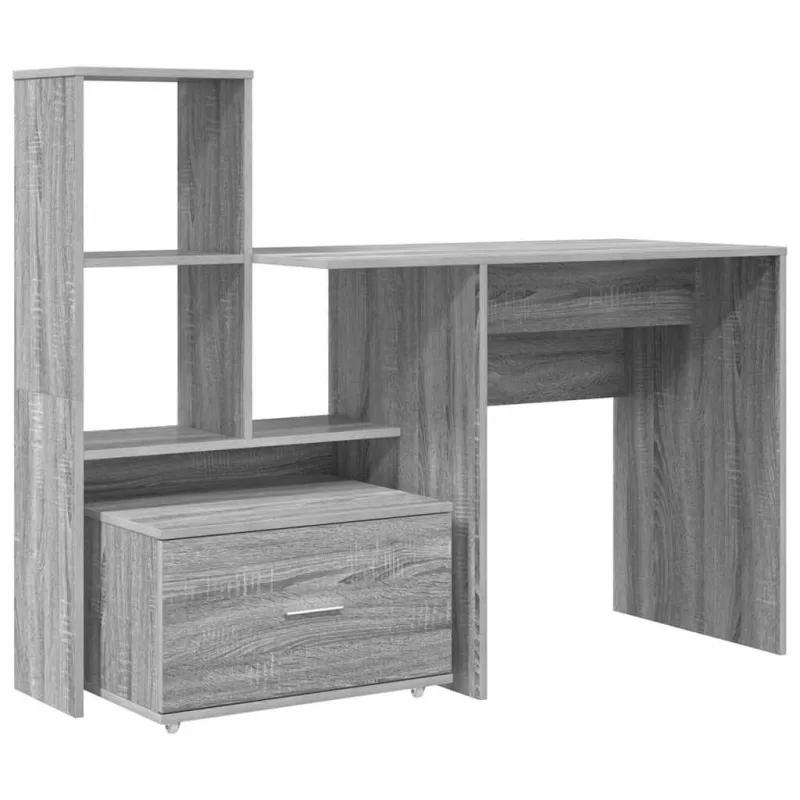Stalas Pilkas Sonoma 131,5 x 50 x 106,5 cm Apdirbta mediena