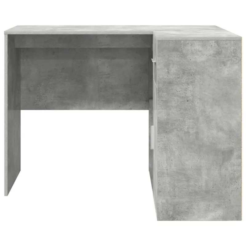 Kampinis rašomasis stalas Betono pilka 102 x 88 x 75 cm