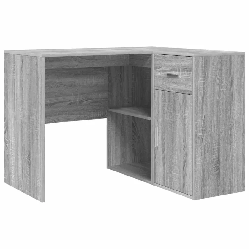 Kampinis rašomasis stalas Pilkas Sonoma 102 x 88 x 75 cm