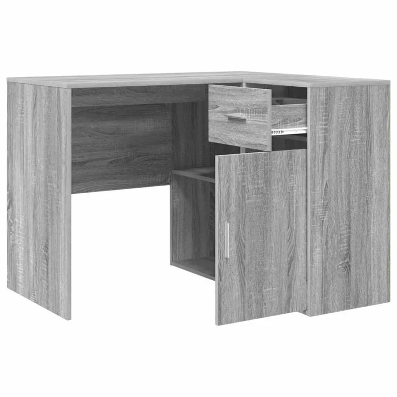 Kampinis rašomasis stalas Pilkas Sonoma 102 x 88 x 75 cm