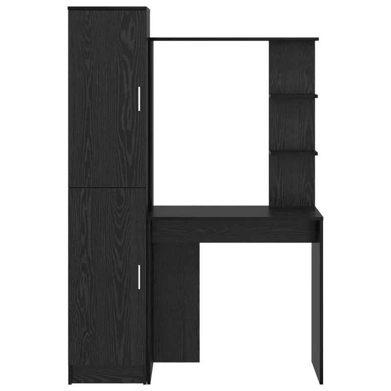 Stalas 2 pcs Juodas ąžuolas