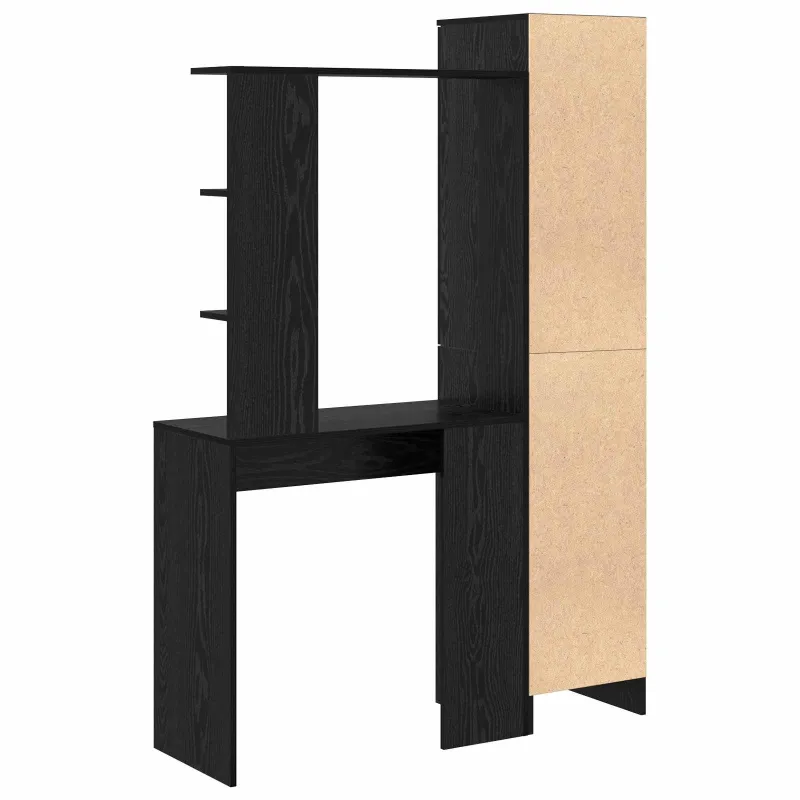 Stalas 2 pcs Juodas ąžuolas