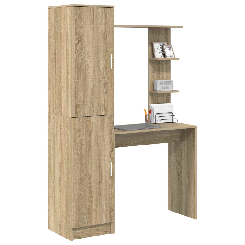Stalas 2 pcs Sonoma ąžuolas