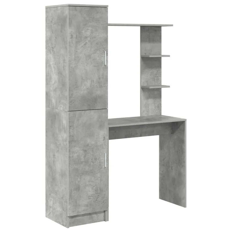 Stalas 2 pcs Betono pilka