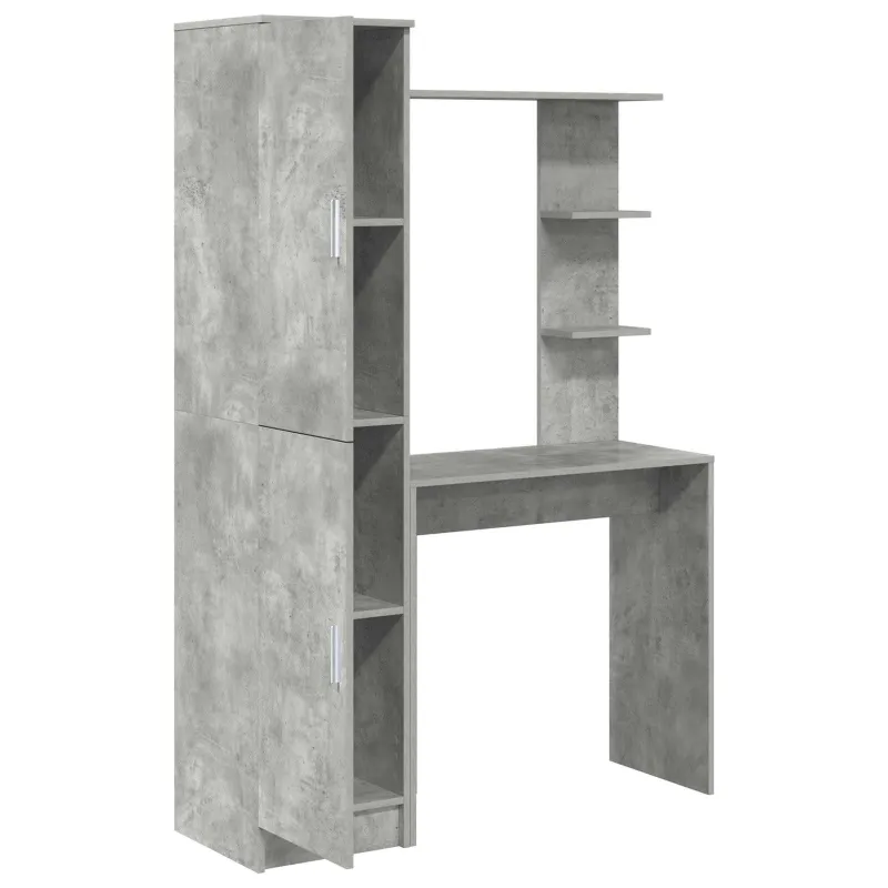 Stalas 2 pcs Betono pilka