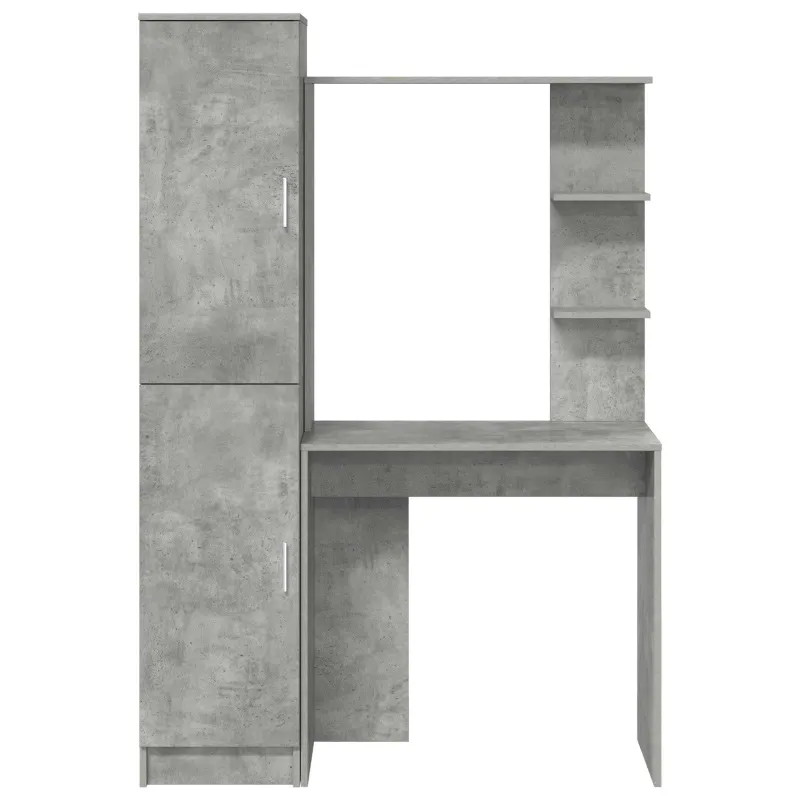 Stalas 2 pcs Betono pilka
