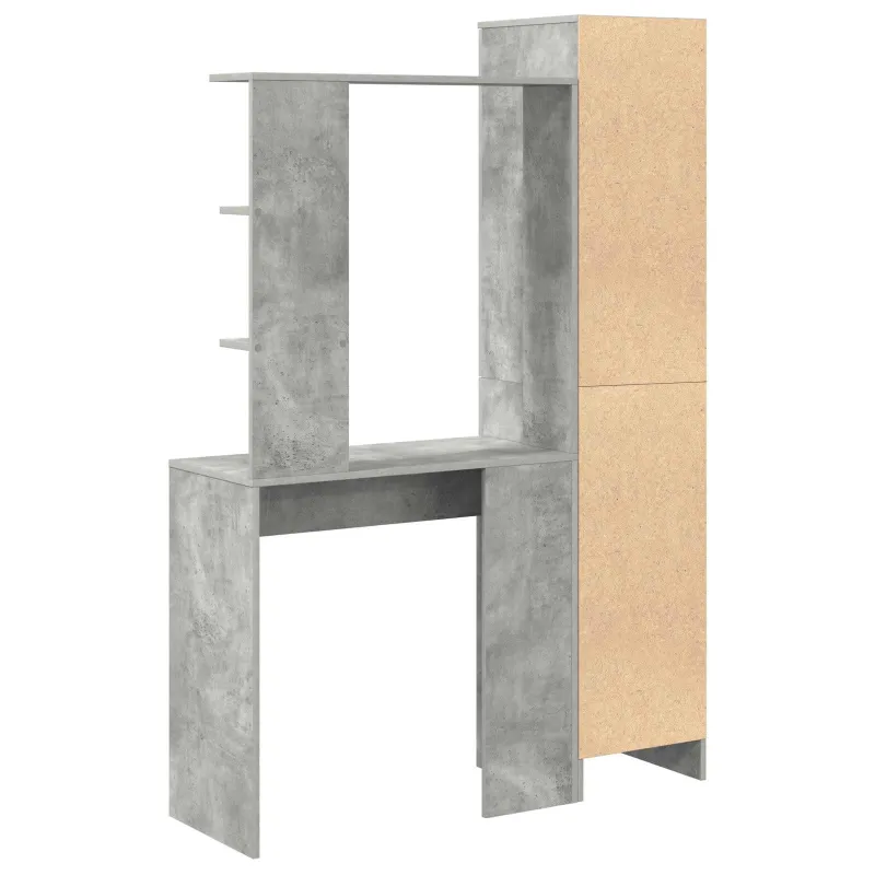 Stalas 2 pcs Betono pilka
