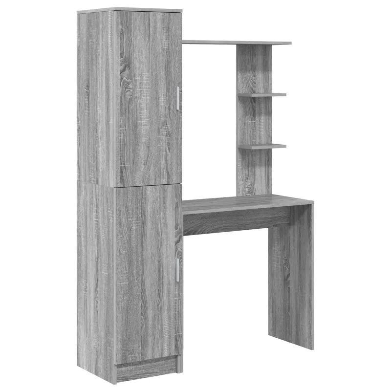 Stalas 2 pcs Pilkas Sonoma