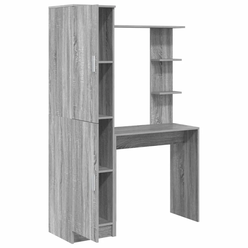 Stalas 2 pcs Pilkas Sonoma