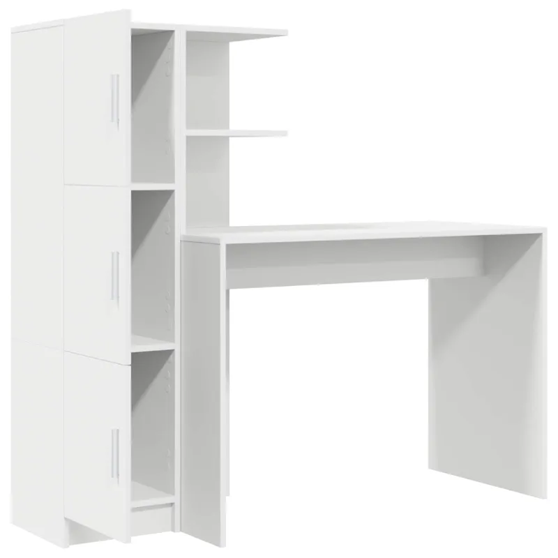 Stalas 2 pcs Balta