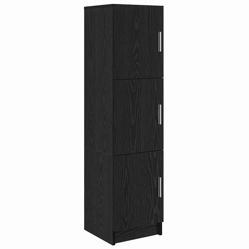 Stalas 2 pcs Juodas ąžuolas