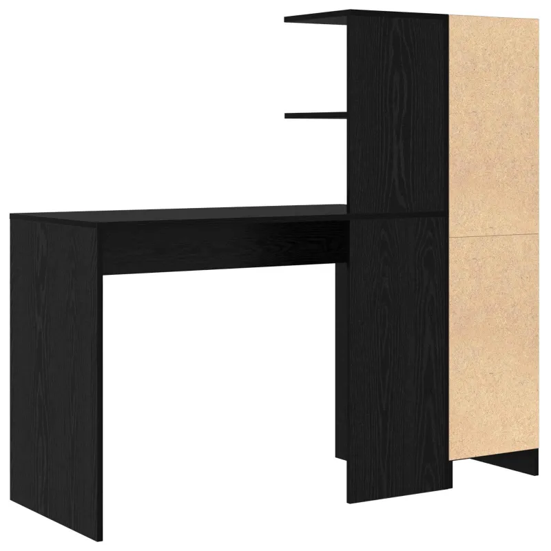 Stalas 2 pcs Juodas ąžuolas