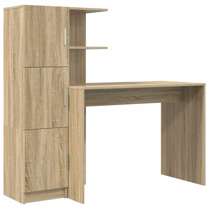 Stalas 2 pcs Sonoma ąžuolas