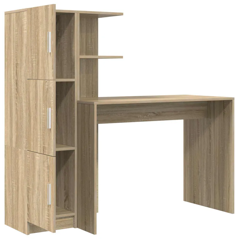 Stalas 2 pcs Sonoma ąžuolas