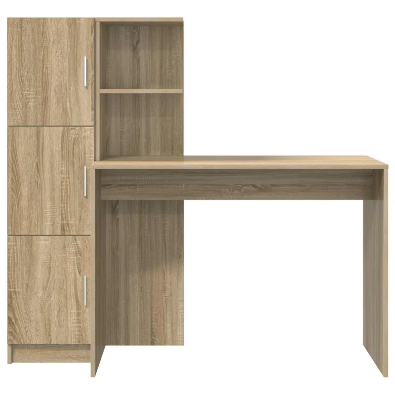 Stalas 2 pcs Sonoma ąžuolas