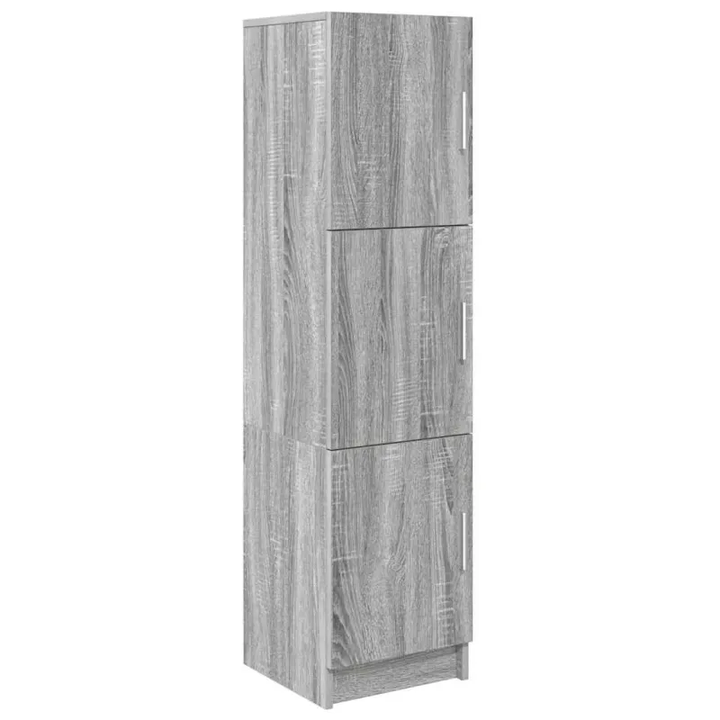 Stalas 2 pcs Pilkas Sonoma