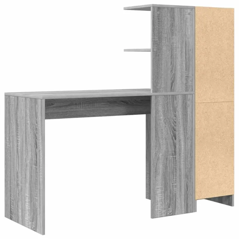 Stalas 2 pcs Pilkas Sonoma