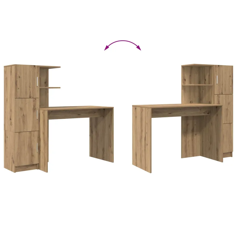 Stalas 2 pcs Amatininkų ąžuolas