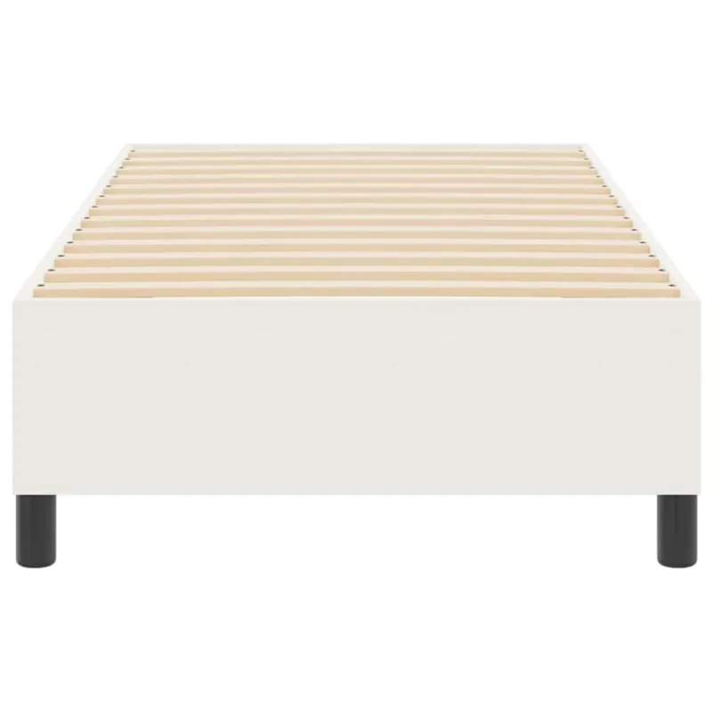 Platforminės lovos rėmas Kreminė 80 x 200 cm Kordūrinis audinys