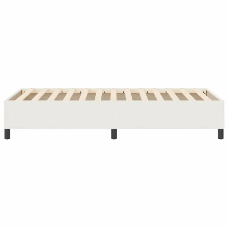 Platforminės lovos rėmas Kreminė 80 x 200 cm Kordūrinis audinys