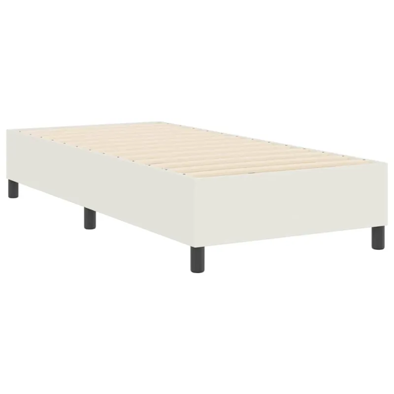 Platforminės lovos rėmas Kreminė 80 x 200 cm Kordūrinis audinys