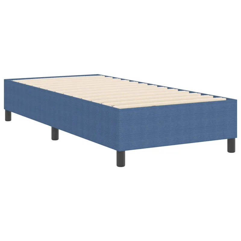 Platforminės lovos rėmas Mėlyna 80 x 200 cm Kordūrinis audinys