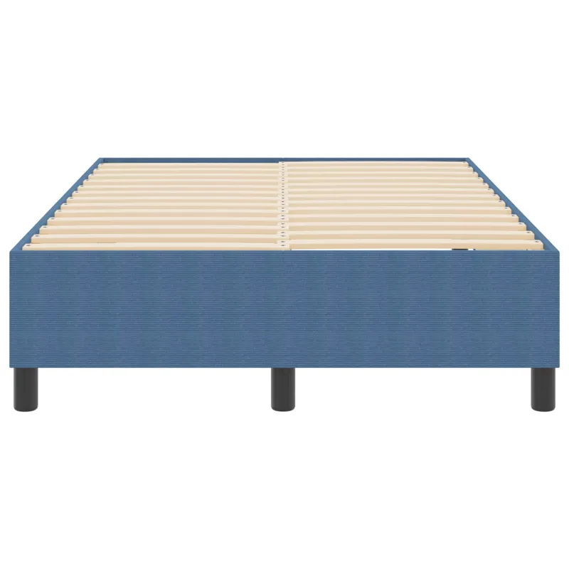Platforminės lovos rėmas Mėlyna 120 x 200 cm Kordūrinis audinys
