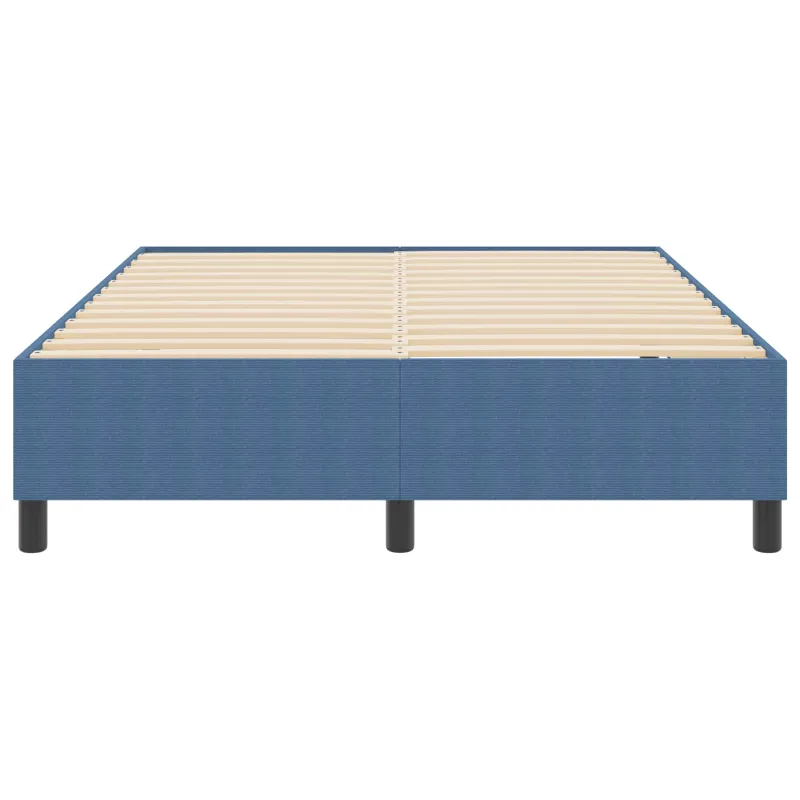 Platforminės lovos rėmas Mėlyna 140 x 190 cm Kordūrinis audinys