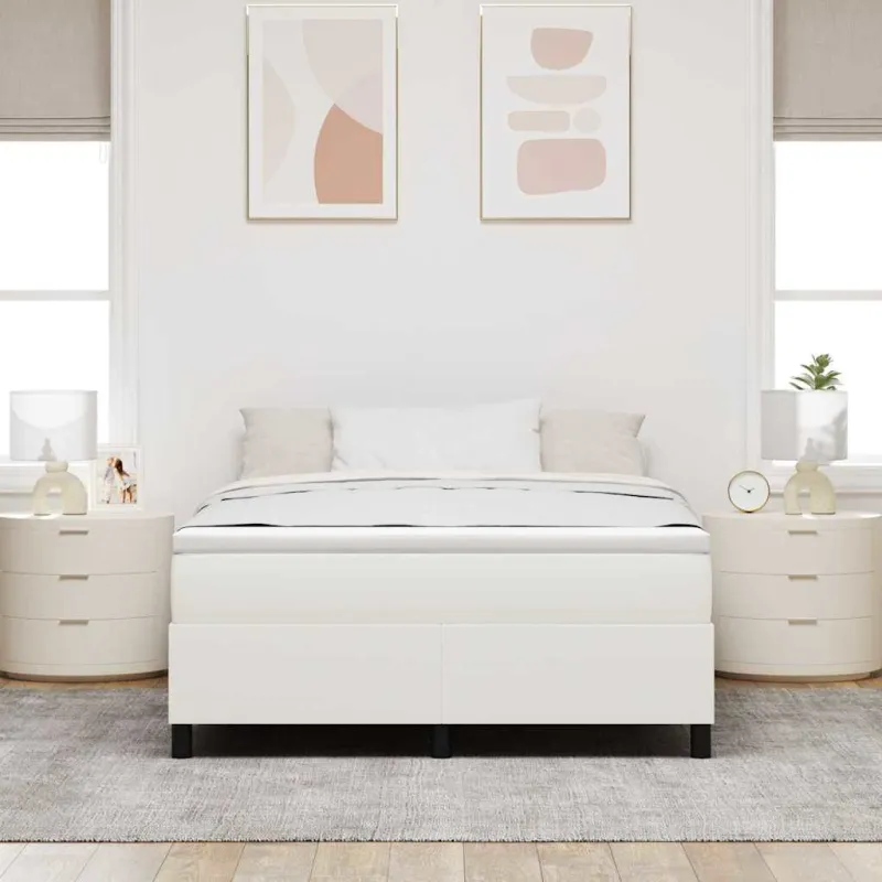 Platforminės lovos rėmas Kreminė 160 x 200 cm