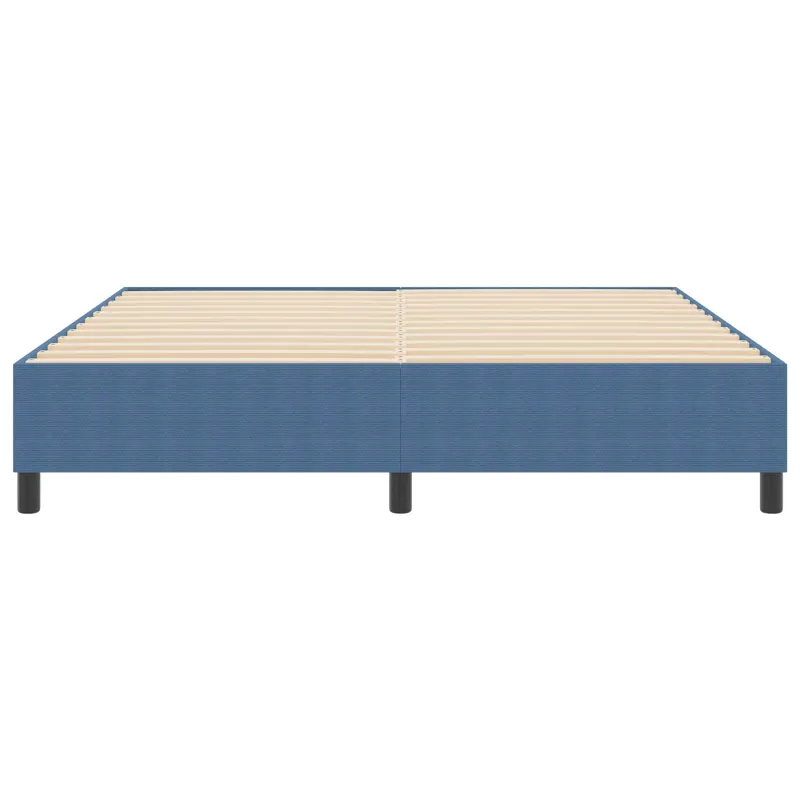 Platforminės lovos rėmas Mėlyna 180 x 200 cm Kordūrinis audinys