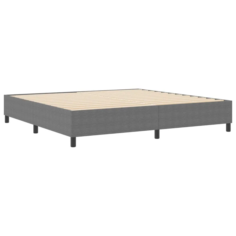 Platforminės lovos rėmas Šviesiai pilka 200 x 200 cm