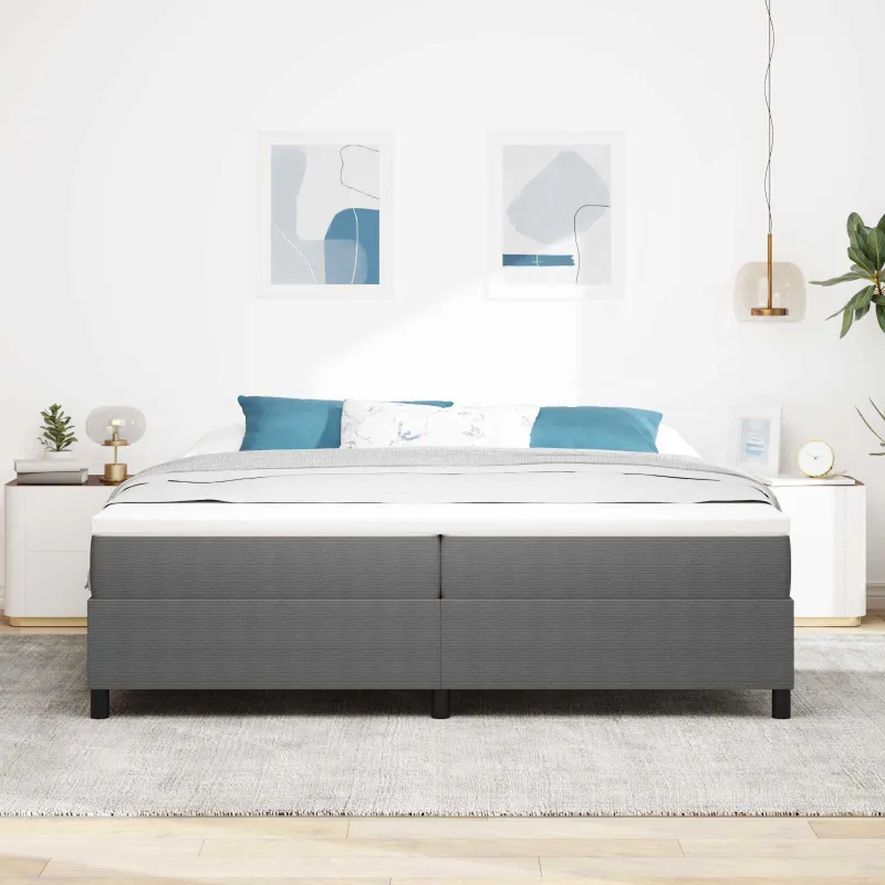 Platforminės lovos rėmas Šviesiai pilka 200 x 200 cm