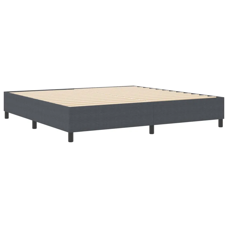 Platforminės lovos rėmas Tamsiai pilka 200 x 200 cm