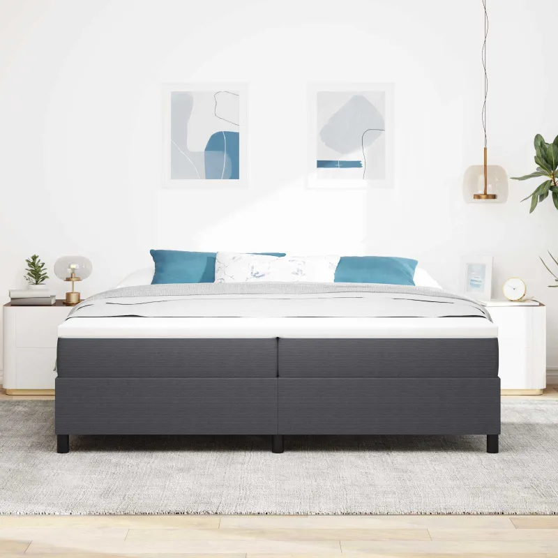 Platforminės lovos rėmas Tamsiai pilka 200 x 200 cm