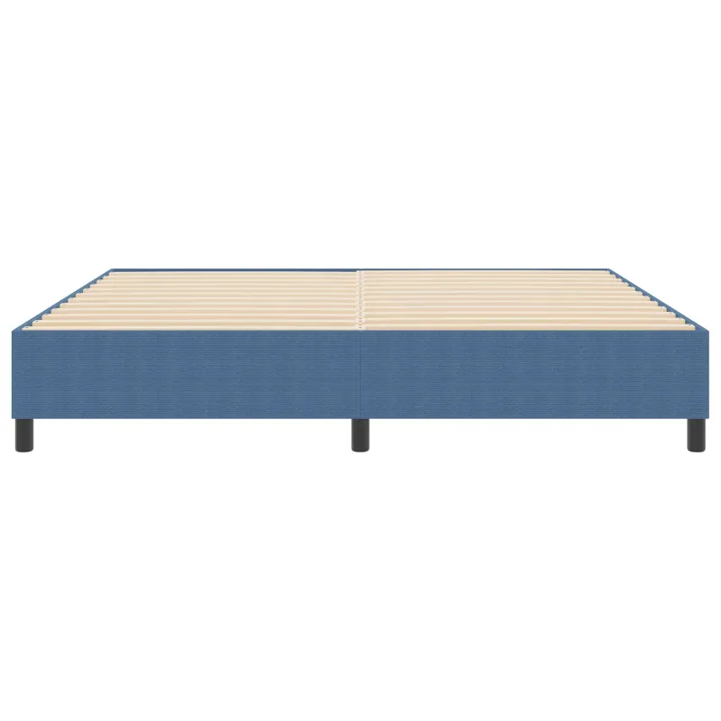 Platforminės lovos rėmas Mėlyna 200 x 200 cm Kordūrinis audinys