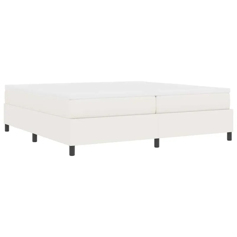 Kiemas lova Kremas ir balta 200 x 200 cm Kordūrinis audinys