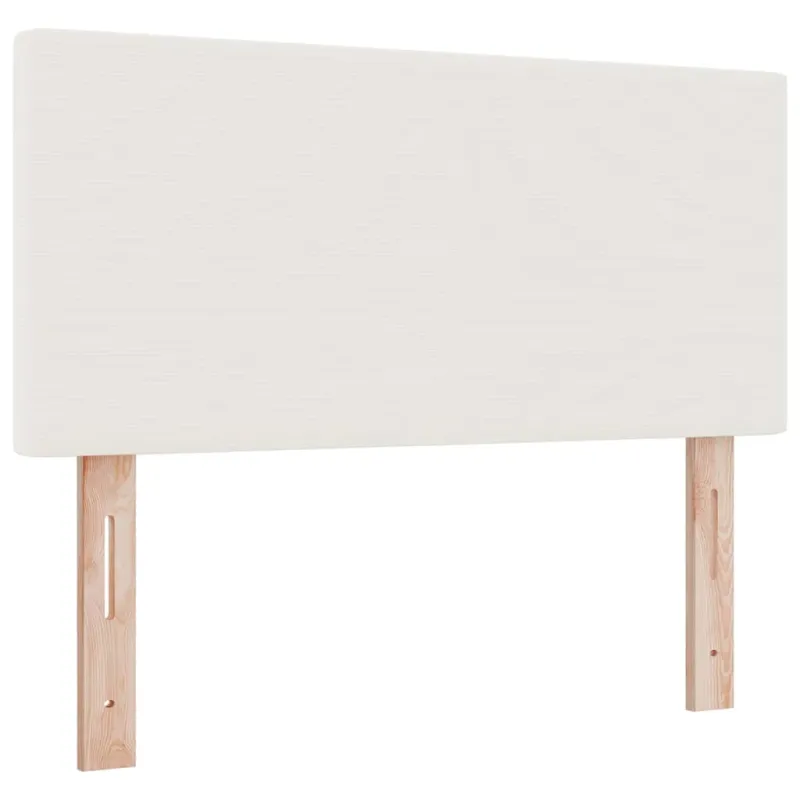 Kiemas lova Kremas ir balta 100 x 200 cm Kordūrinis audinys