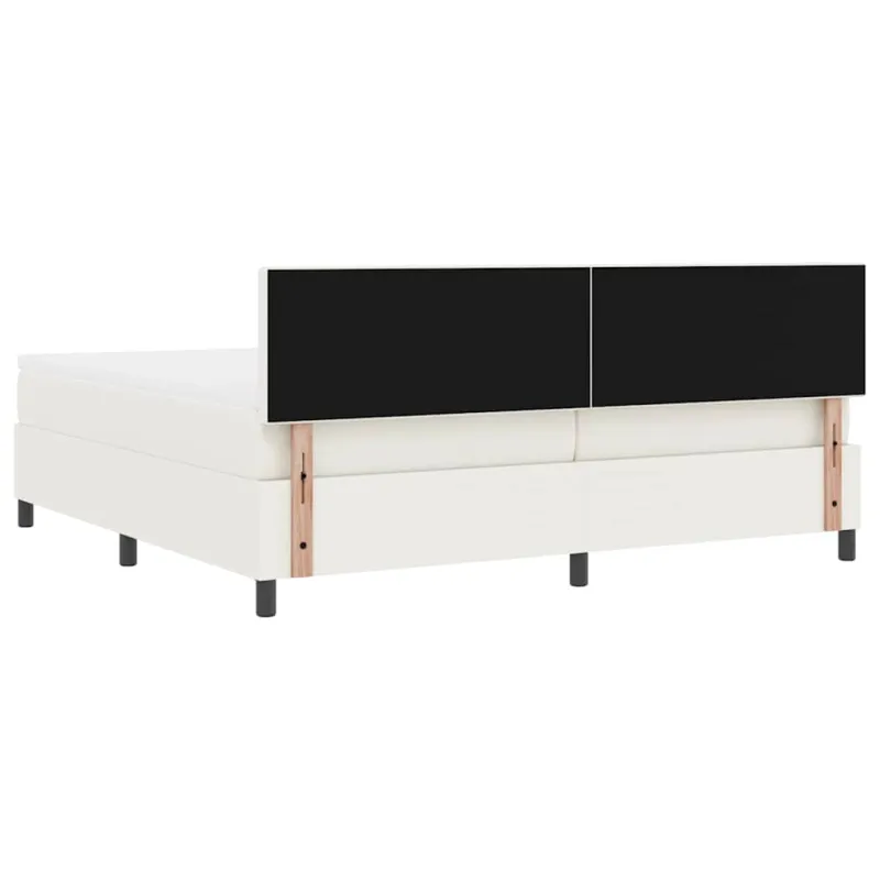 Kiemas lova Kremas ir balta 200 x 200 cm Kordūrinis audinys