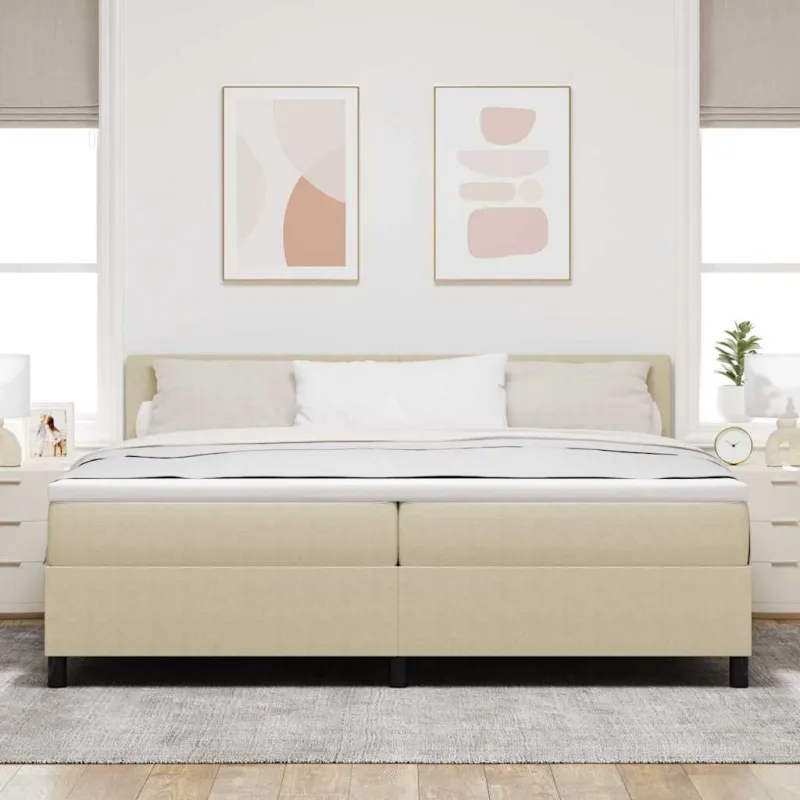 Kiemas lova su galvūgalio Šviesiai pilka ir balta. 200 x 200 cm