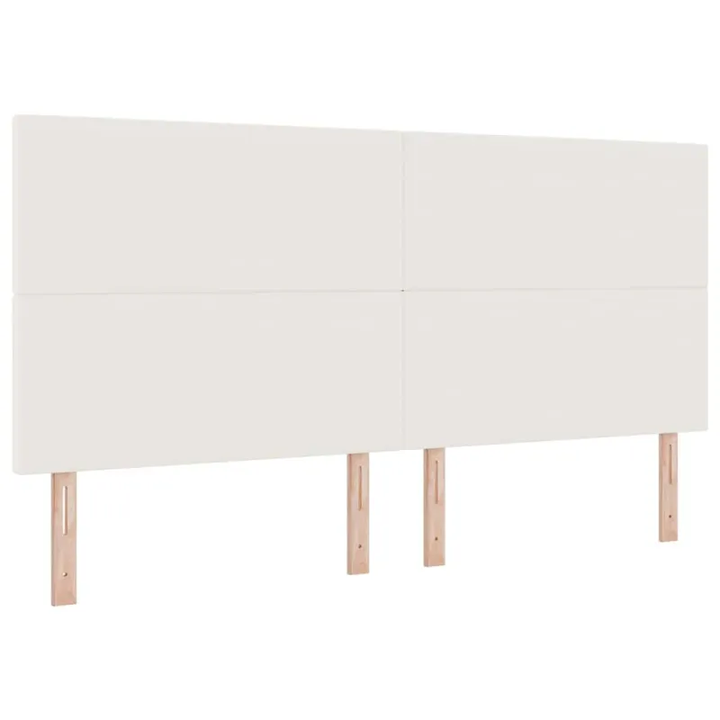 Kiemas lova Kremas ir balta 200 x 200 cm Kordūrinis audinys