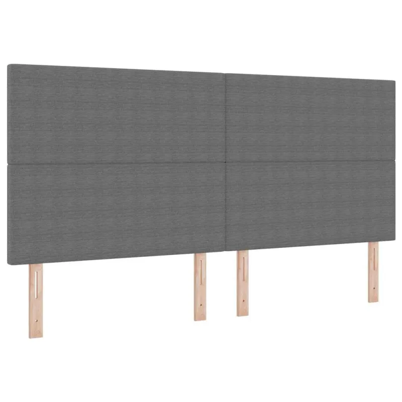 LED Čiužinio Lova Šviesiai pilka ir balta. 200 x 200 cm