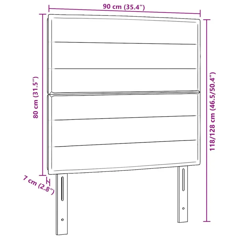 Galvūgalis Mėlyna 90 cm audinys